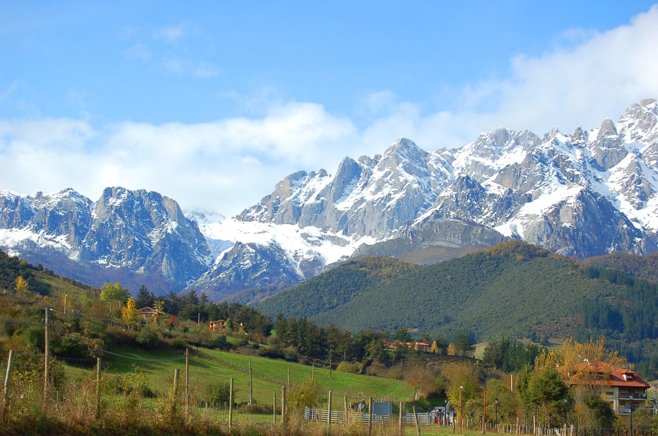 Kalnai, Kraštovaizdis, Kalnų Peizažas, Gamta, Asturias, Nemokamos Nuotraukos,  Nemokama Licenzija