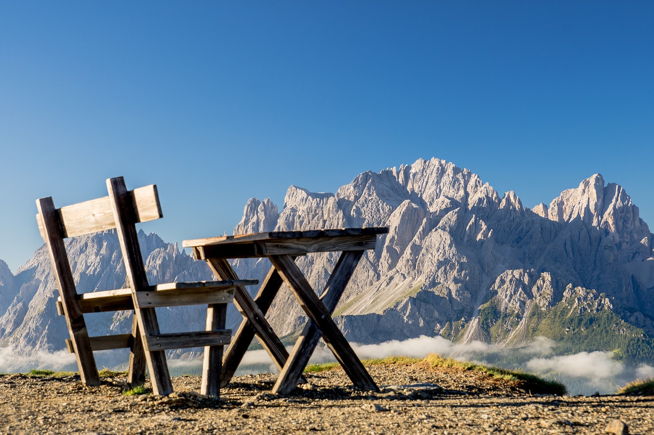 Kalnai, Dolomitai, Italy, South Tyrol, Vaizdas, Alpių, Žygiai, Gamta, Debesys, Panorama