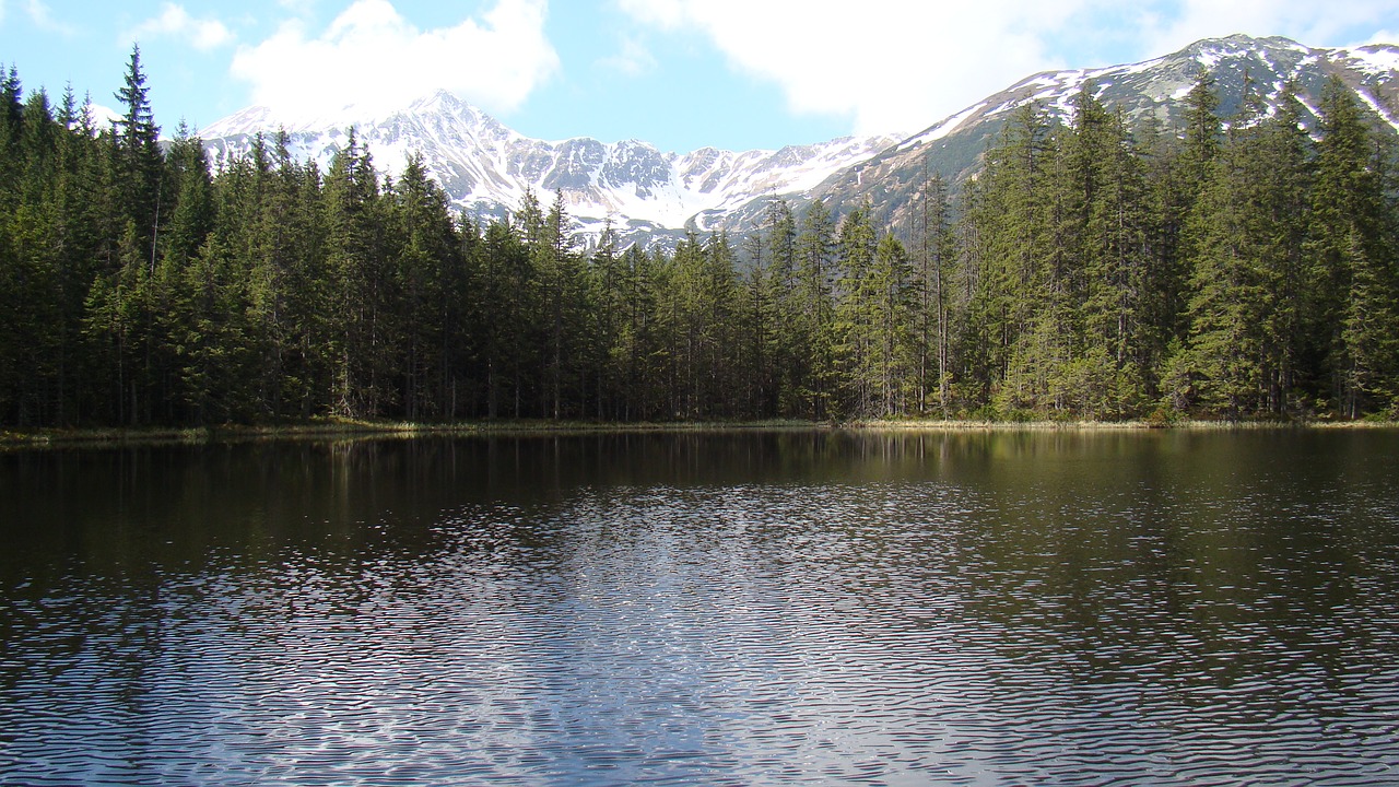 Kalnai, Ežeras, Tatry, Palaidotas, Kraštovaizdis, Vaizdas, Gamta, Vaizdas Iš Viršaus, Kalnų Grožis, Atspindys