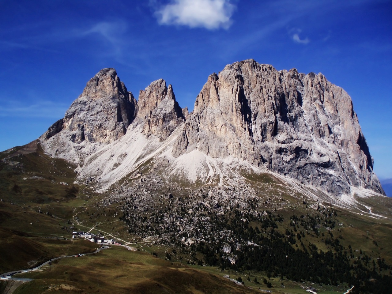 Kalnai, Sassolungo, Dolomitai, Alpių, South Tyrol, Nemokamos Nuotraukos,  Nemokama Licenzija