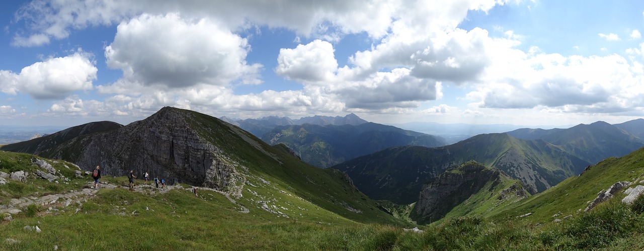 Kalnai, Tatry, Aukštas Tatras, Kraštovaizdis, Gamta, Lenkija, Kalnų Grožis, Panorama, Nacionalinis Parkas, Viršuje