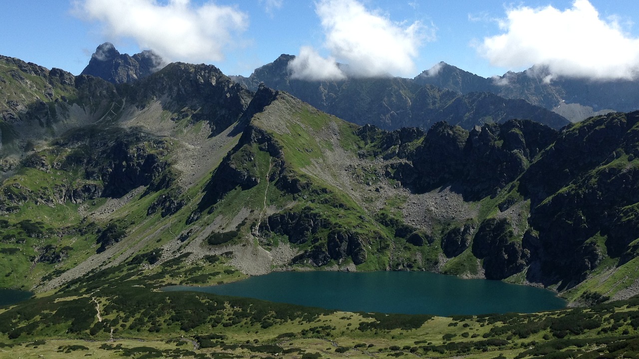 Kalnai, Kraštovaizdis, Gamta, Tatry, Kalnų Grožis, Aukštas Tatras, Viršūnės, Lenkija, Nacionalinis Parkas, Slėnis Iš Penkių Tvenkinių