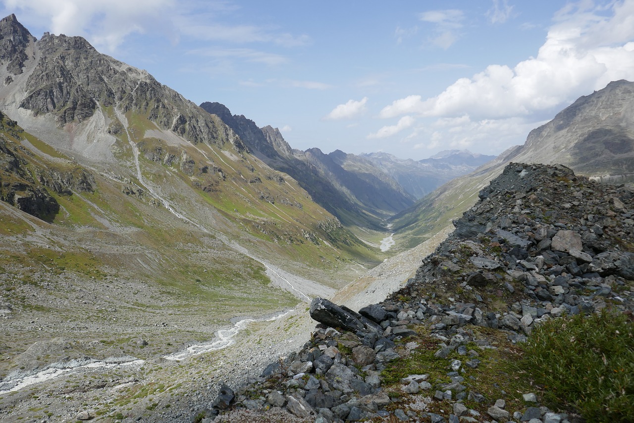 Kalnai, Kraštovaizdis, Gamta, Alpių, Peizažai, Panorama, Dangus, Perspektyva, South Tyrol, Nuotaika