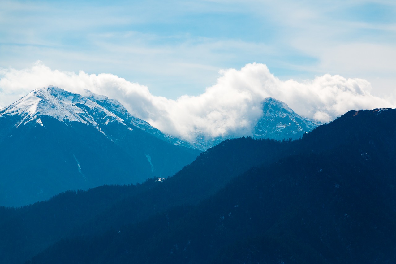 Kalnai, Kalvos, Gamta, Butanas, Chelela Praeiti, Nemokamos Nuotraukos,  Nemokama Licenzija