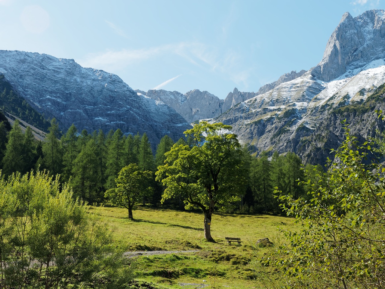 Kalnai, Karwendel, Austria, Tyrol, Aukščiausiojo Lygio Susitikimas, Kalnų Ganyklos, Masyvas, Gramai, Nemokamos Nuotraukos,  Nemokama Licenzija