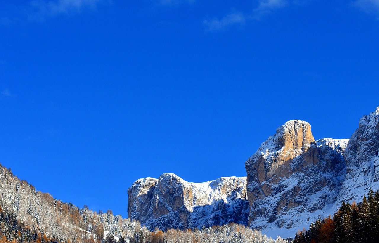 Kalnai, Alpių, Gamta, Dolomitai, Aukšti Kalnai, Nuotaika, Kalnų Viršūnės, Dangus, South Tyrol, Italy