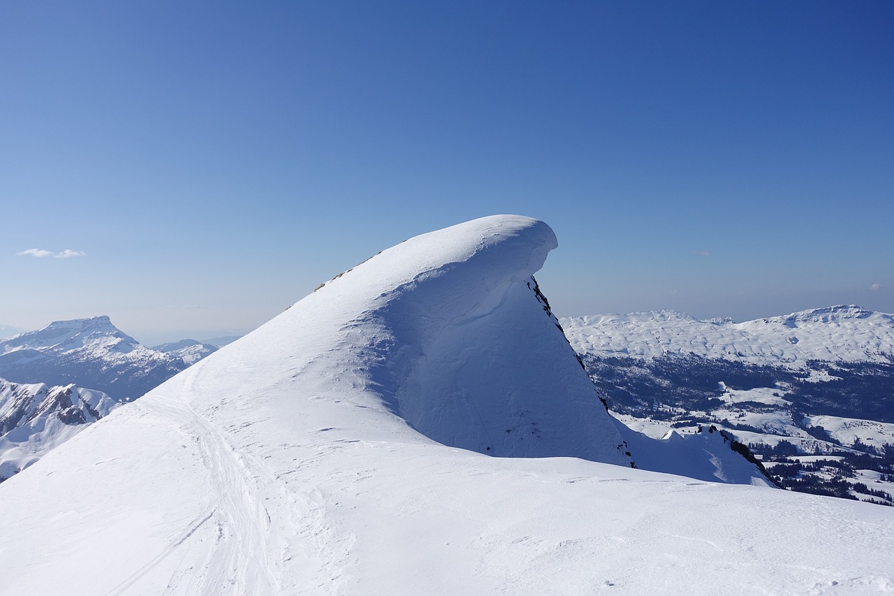Kalnai, Alpių, Hohgant, Furggengütsch, Snowdrift, Vargas, Žiema, Sniegas, Kalnas, Šaltas