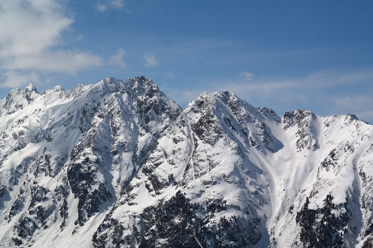 Kalnai, Alpių, Žiema, Ischgl, Nemokamos Nuotraukos,  Nemokama Licenzija