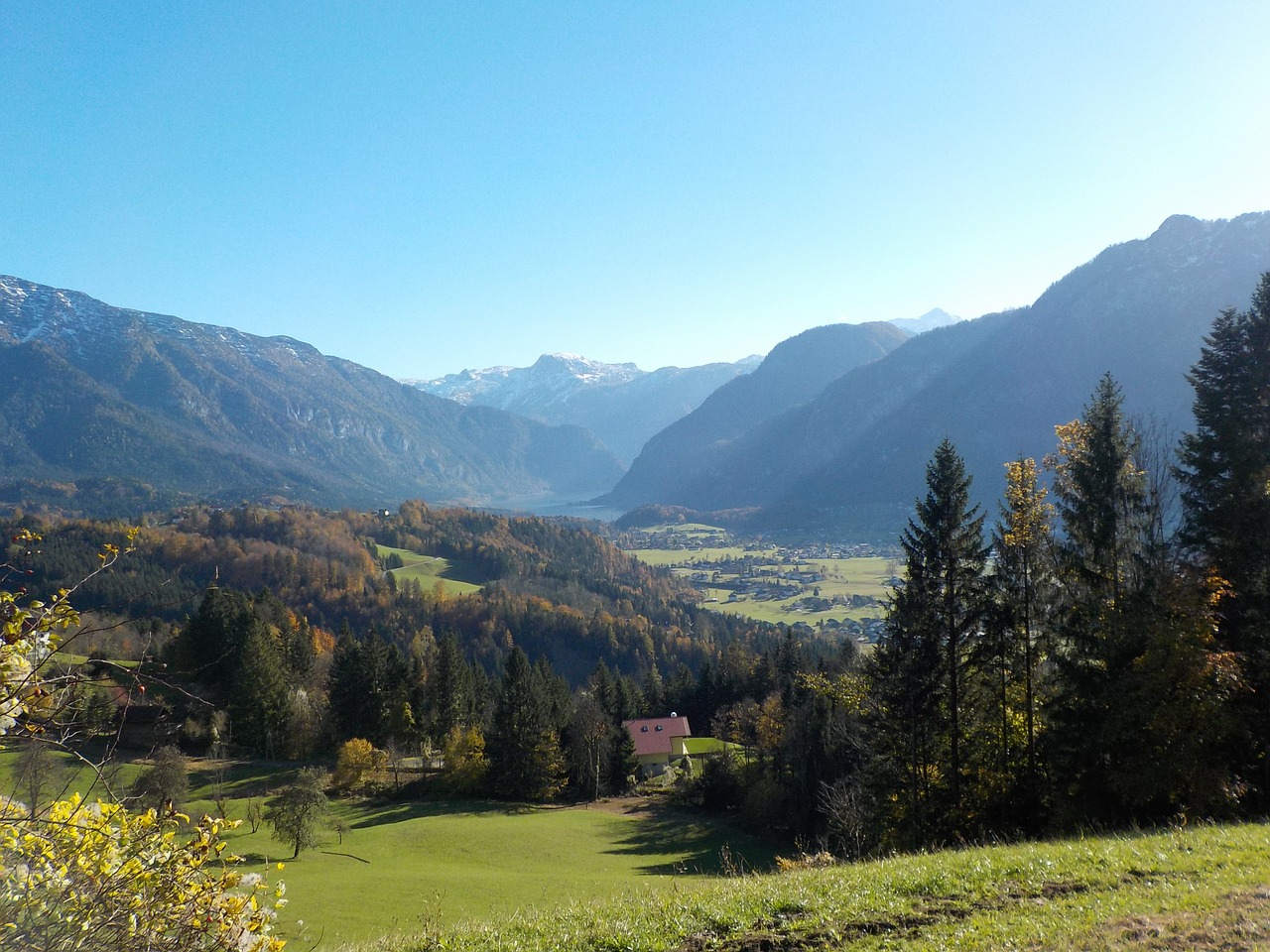 Kalnai, Kraštovaizdis, Ežeras, Šiaudai, Dachsteinas, Austria, Alpių, Nemokamos Nuotraukos,  Nemokama Licenzija