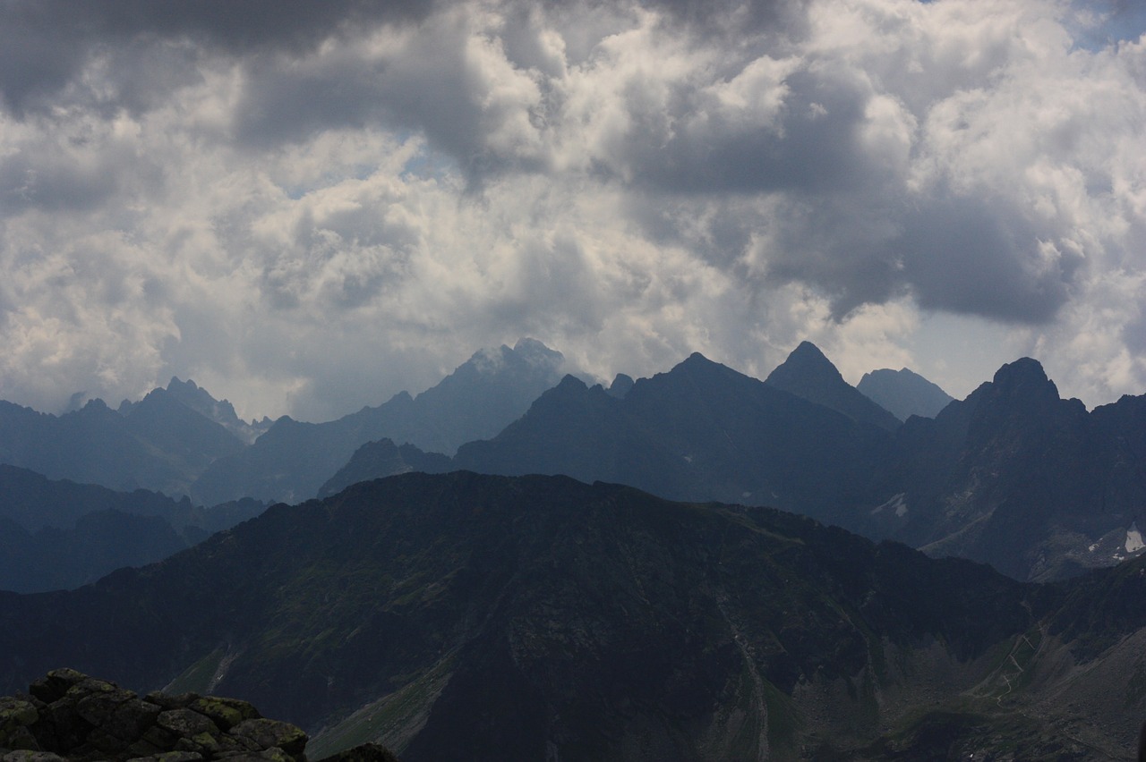 Kalnai, Tatry, Panorama Iš Świnica, Slėnis Iš Penkių Lenkijos Tvenkinių, Aukštas Tatras, Nemokamos Nuotraukos,  Nemokama Licenzija