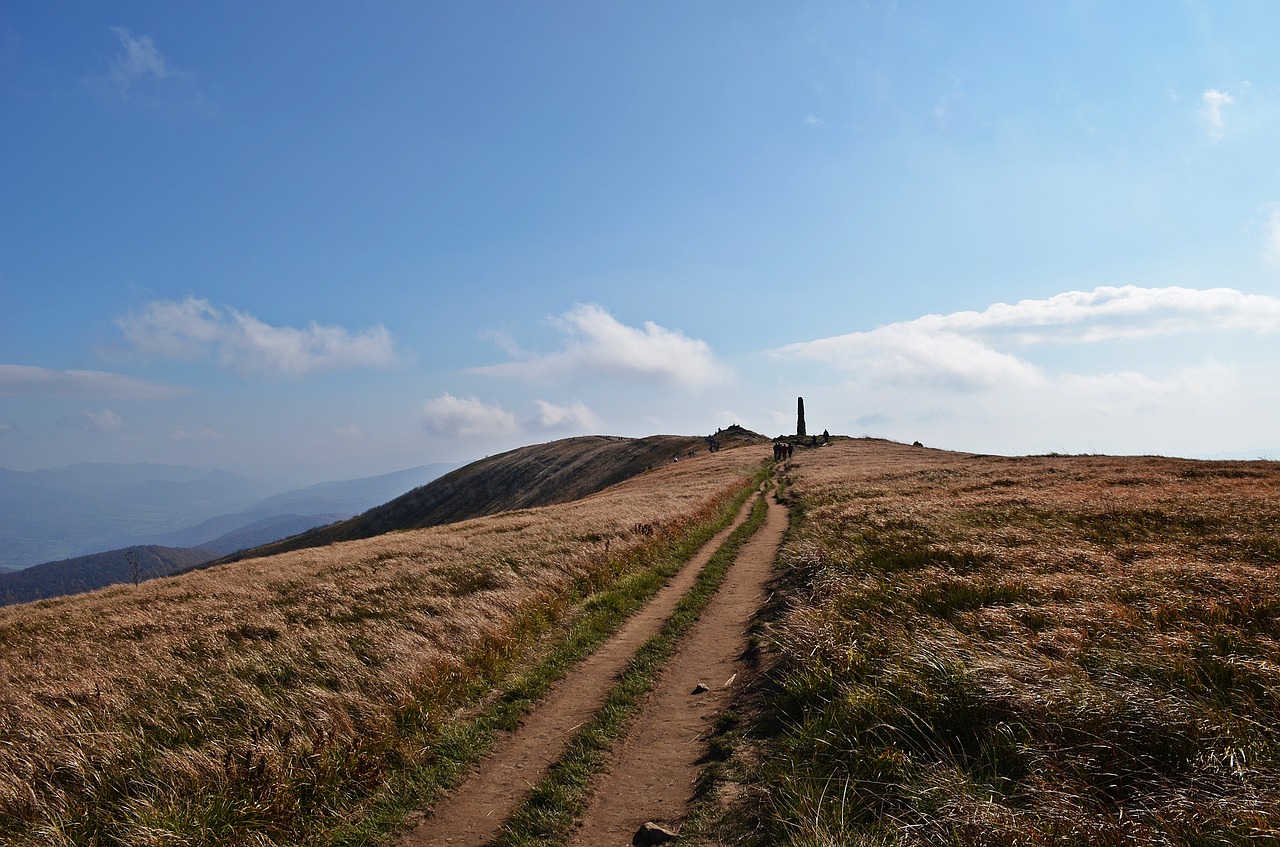 Kalnai, Kraštovaizdis, Panorama, Bieszczady, Takas, Ruduo, Vaizdas, Gamta, Miškas, Vaizdas Iš Viršaus