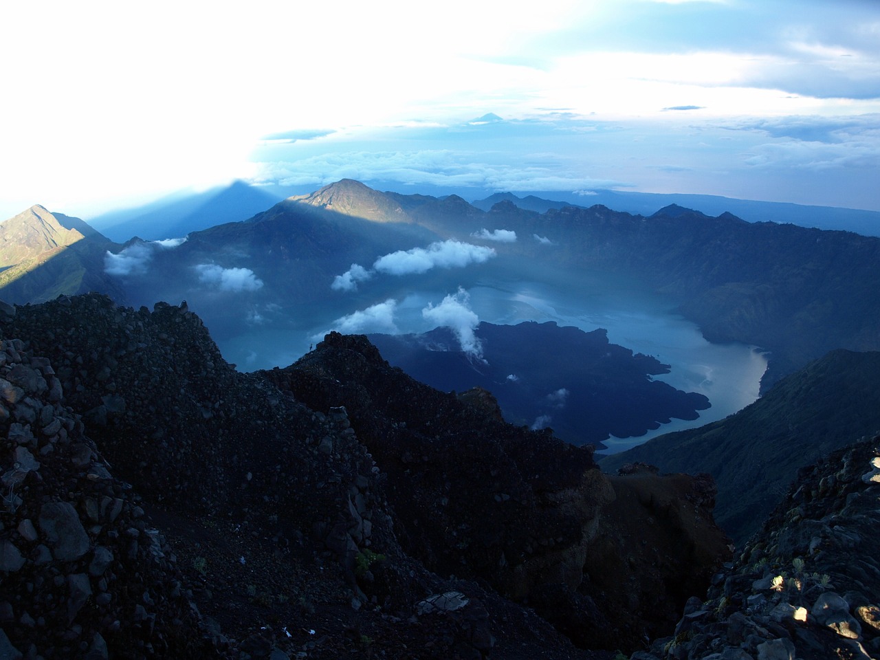 Kalnai,  Kraštovaizdis,  Vaizdas,  Vakaras,  Rinjani,  Kelionė,  Lombok,  Indonezija, Nemokamos Nuotraukos,  Nemokama Licenzija