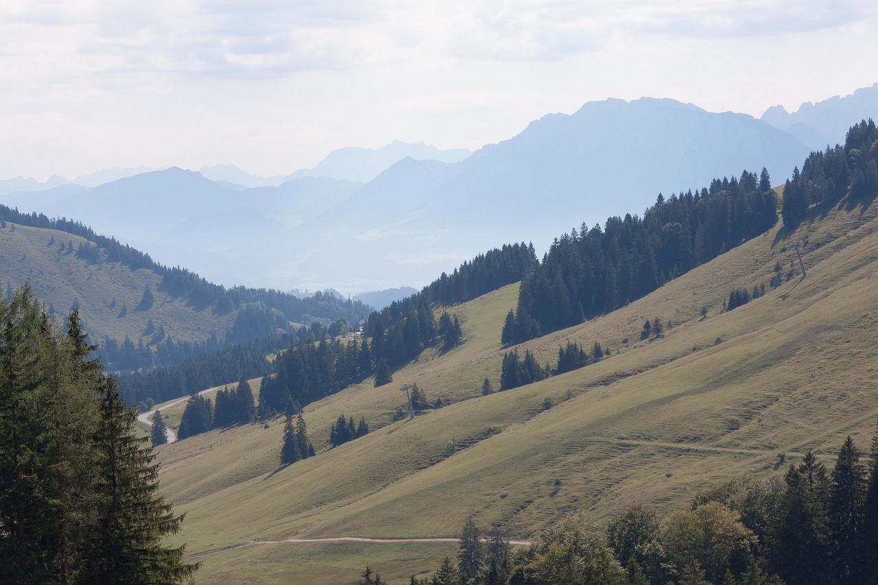 Kalnai, Alpių, Viršutinė Bavarija, Sudelfeld, Alm, Ganykla, Hochalm, Gamta, Kraštovaizdis, Panorama