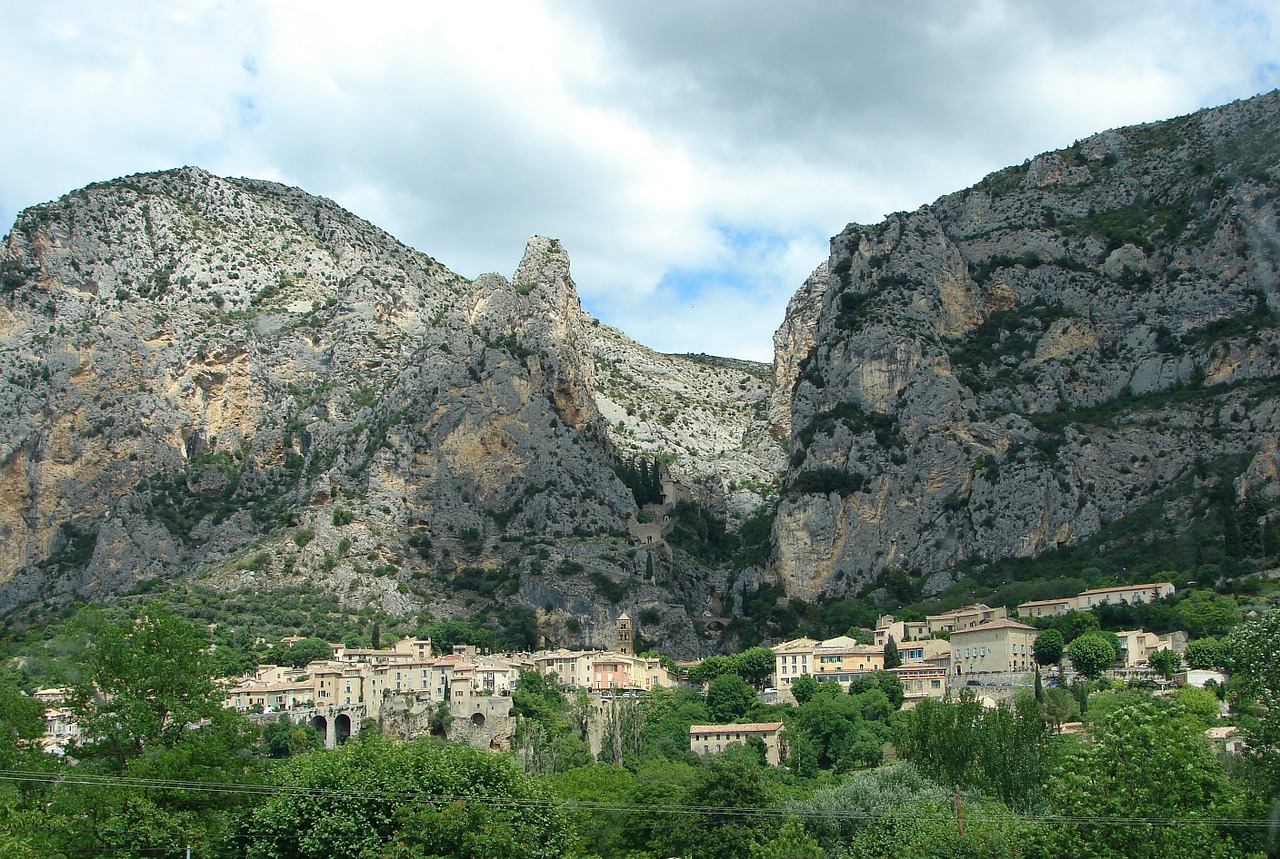 Moutiers Saint Mary,  Kaimas,  France,  Provence,  Viduramžių Kaimas,  Alpės, Nemokamos Nuotraukos,  Nemokama Licenzija