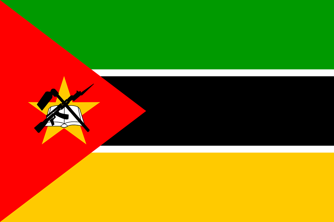 Mozambikas, Vėliava, Nacionalinis, Simbolis, Šalis, Ak 47, Bajonetas, Cilindras, Šautuvas, Mozambiko