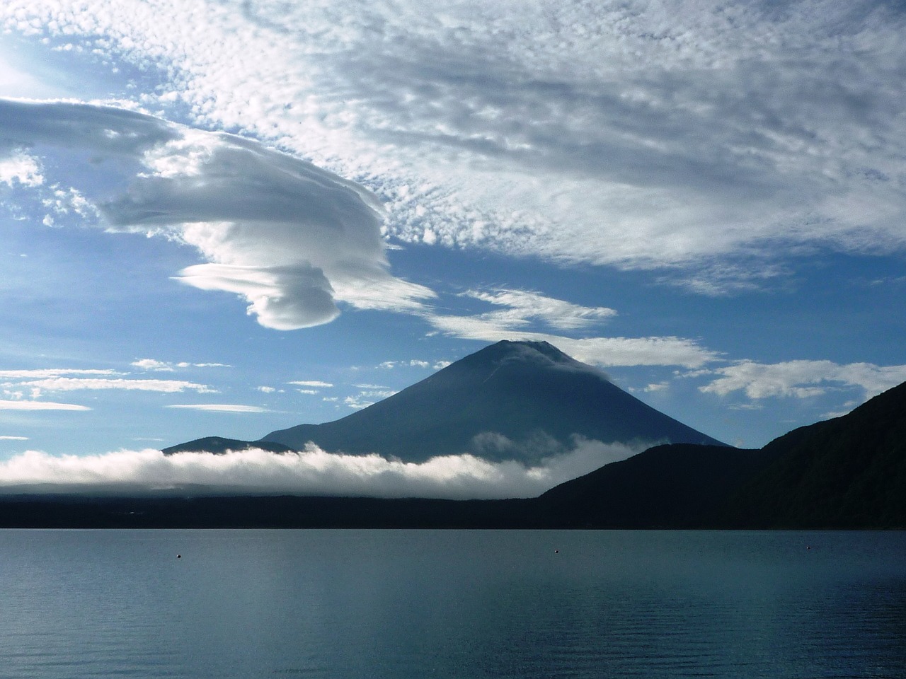 Mt Fuji, Ežero Motosu, Fuji Penkių Ežerų Mikata, Ežeras, Debesis, Yamanashi, Nemokamos Nuotraukos,  Nemokama Licenzija