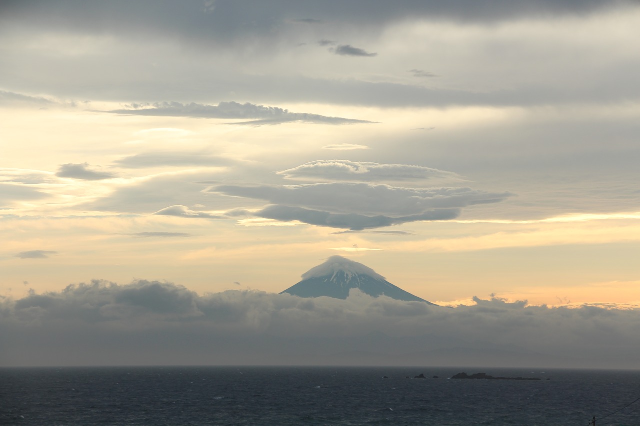 Mt Fuji, Debesis, Jūra, Nemokamos Nuotraukos,  Nemokama Licenzija