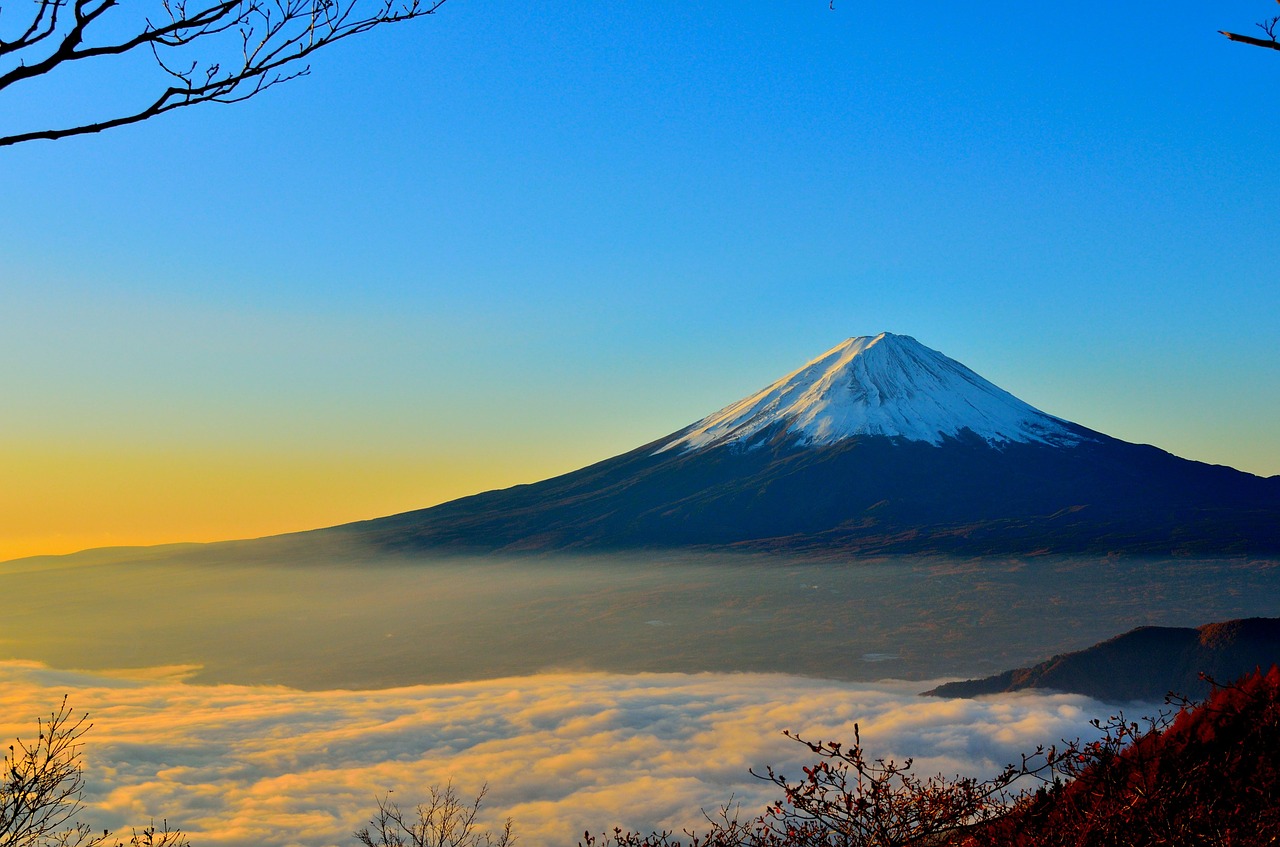 Mt Fuji, Debesų Jūra, Saulėtekis, Nemokamos Nuotraukos,  Nemokama Licenzija