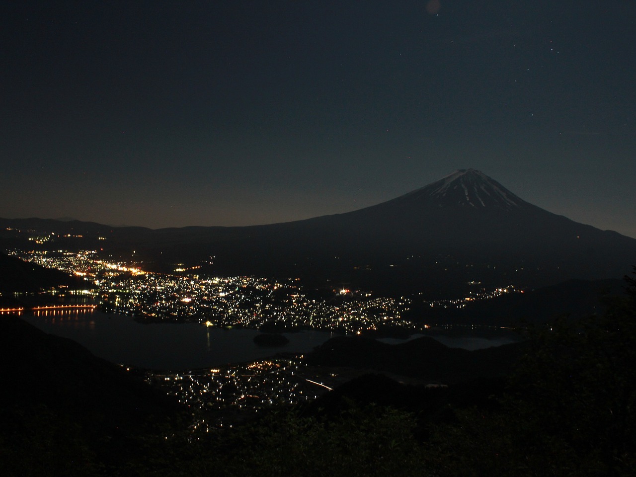 Mt Fuji, Kalnas, Yamanashi, Fuji San, Pasaulio Paveldo Vieta, Naktinis Vaizdas, Nemokamos Nuotraukos,  Nemokama Licenzija