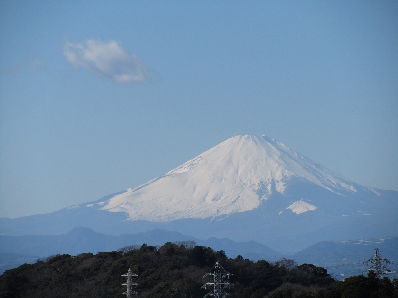 Mt Fuji, Kamakura, Ten-En Pėsčiųjų Takai, Naujųjų Metų Diena, Kalnas, Sniegas, Kraštovaizdis, Žiūrėti, Nemokamos Nuotraukos,  Nemokama Licenzija