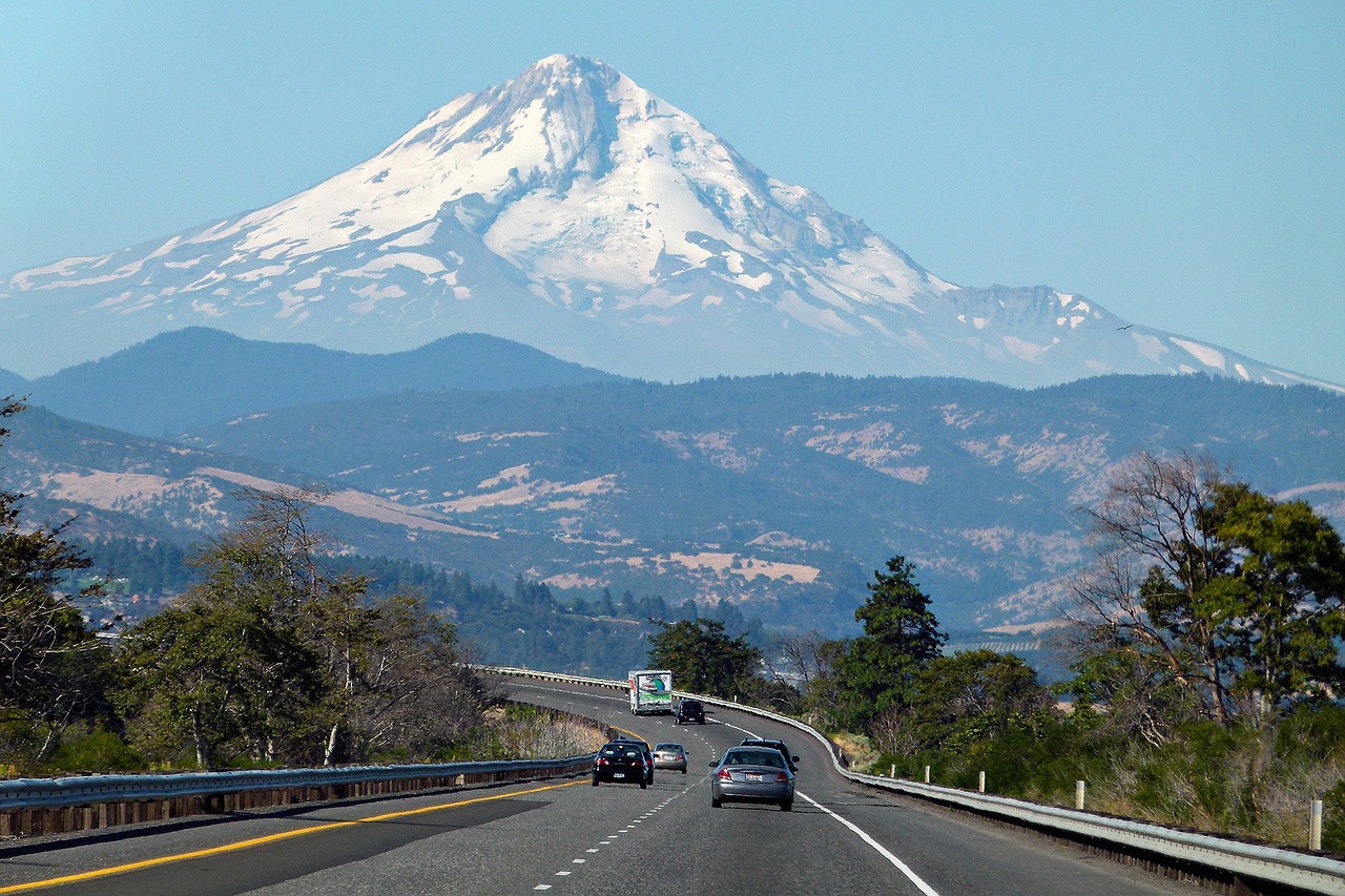Mt Gaubtas, Oregonas, Usa, Vulkanas, Kalnas, Greitkelis, Kraštovaizdis, Gamta, Peizažas, Nemokamos Nuotraukos