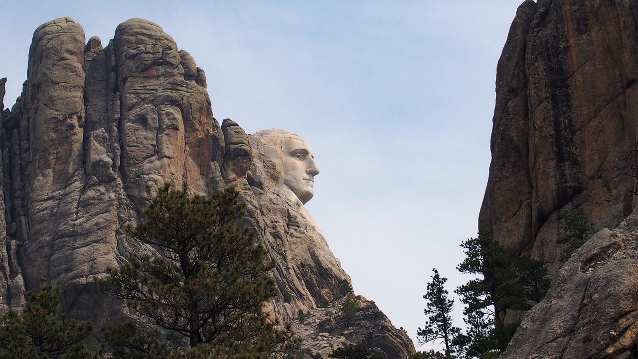 Mt Rushmore, Prezidentas, Prezidento, Į Pietus, Dakota, Kalnas, Vašingtonas, Paminklas, Rokas, Turizmas