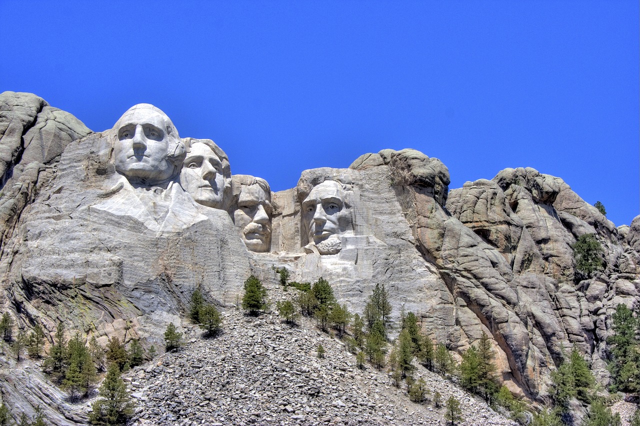 Mt Rushmore, Nacionalinis Parkas, Pietinė Dakota, Usa, Paminklas, Kalnas, Drožyba, Orientyras, Paminklas, Kelionė