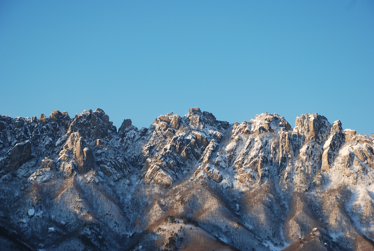 Mt Seoraksan, Žiema, Žiemos Kalnas, Nemokamos Nuotraukos,  Nemokama Licenzija