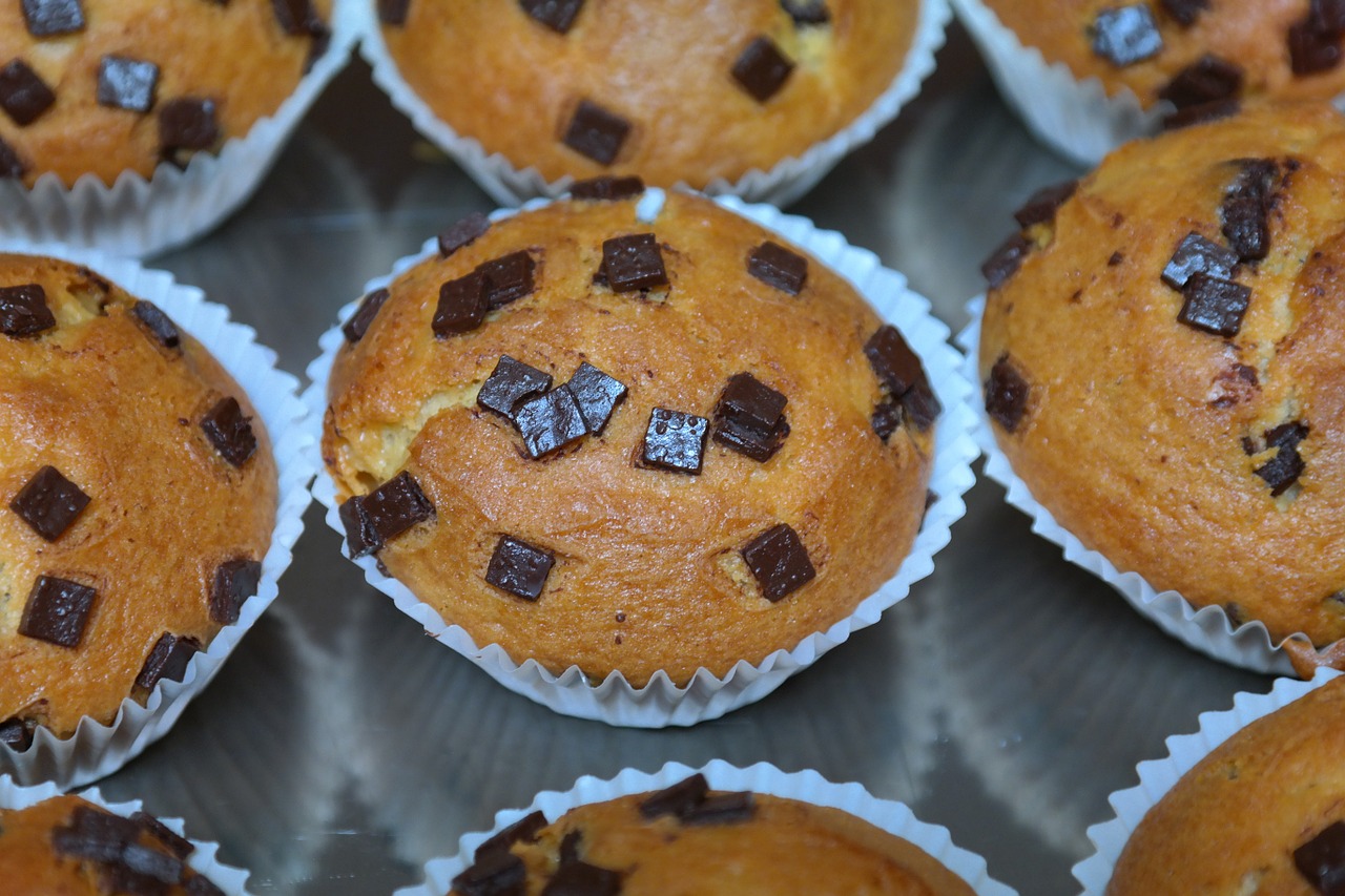 Bandelės, Schokoladenmuffins, Šokoladas, Skanus, Saldus, Kalorijos, Gydyti, Maži Pyragaičiai, Pyragaičiai, Nemokamos Nuotraukos