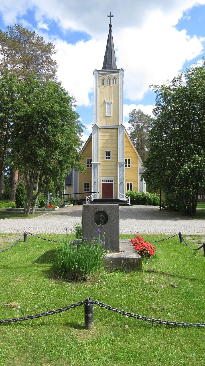 Muhos, Bažnyčia, Oulu Upė, Muhos Tvenkinys, Pagaminimo Metai, 1634, Senas, Medinė Bažnyčia, Nemokamos Nuotraukos,  Nemokama Licenzija