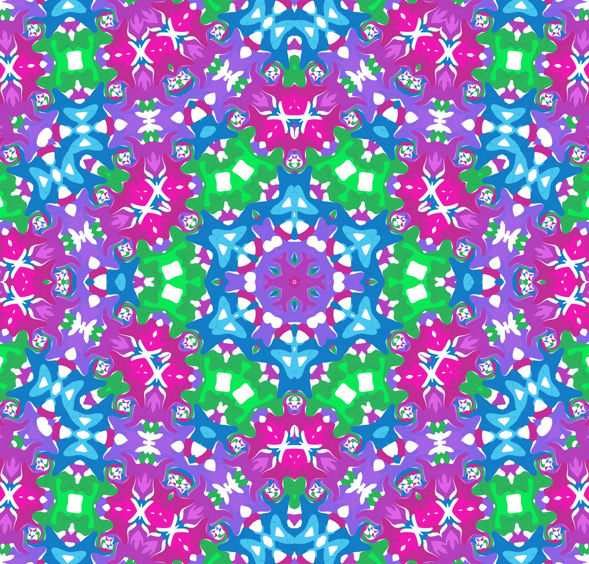 Ciyan,  Mėlynas,  Žalias,  Violetinė,  Rožinis,  Raudona,  Abstraktus,  Kaleidoskopas,  Snaigė,  Įvairiaspalvis Kaleidoskopas