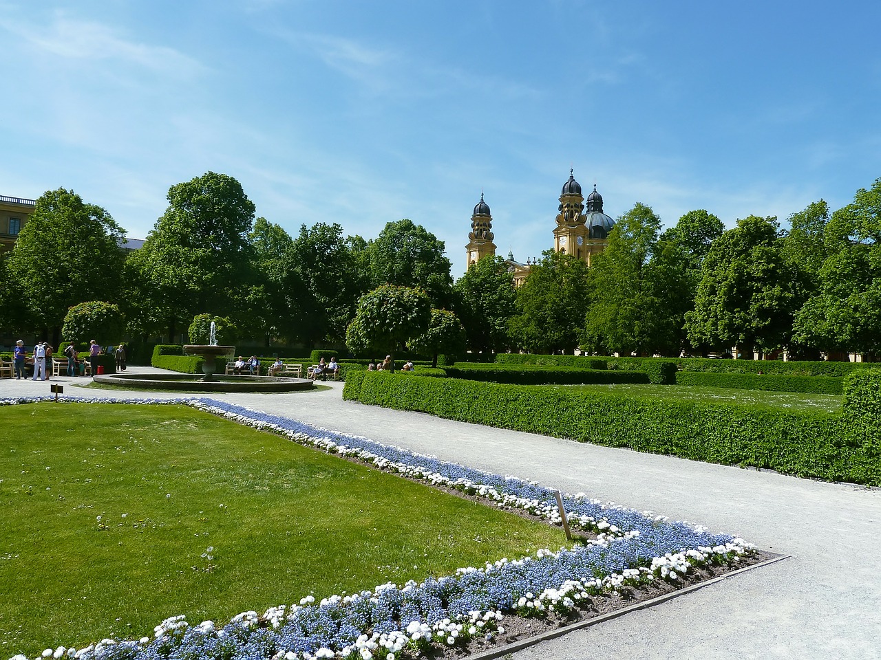 Munich, Parkas, Vasara, Dangus, Spalvinga, Žolė, Žalias, Augalas, Tylus, Nemokamos Nuotraukos