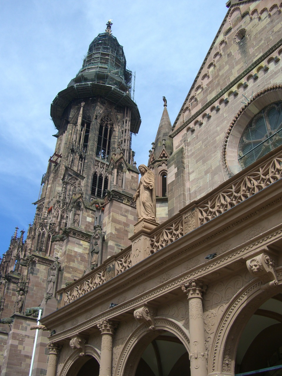 Münster Bokštas, Integruota, Reabilitacija, Bokštas, Freiburgas, Bažnyčia, Gotika, Romanesque, Renesanso Veranda, Pastatas