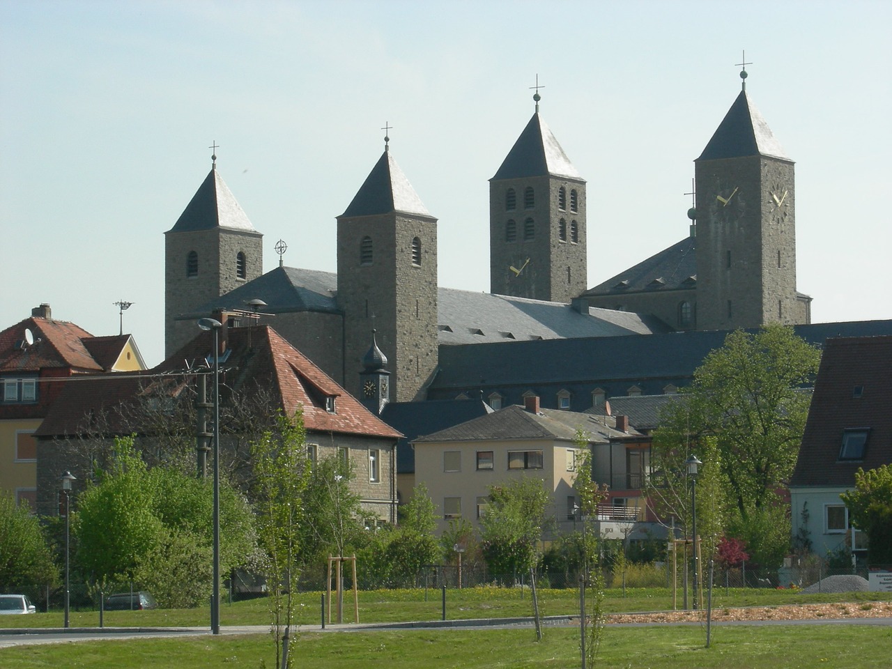 Münsterschwarzach, Abatija, Žemutinė Frankonija, Nemokamos Nuotraukos,  Nemokama Licenzija