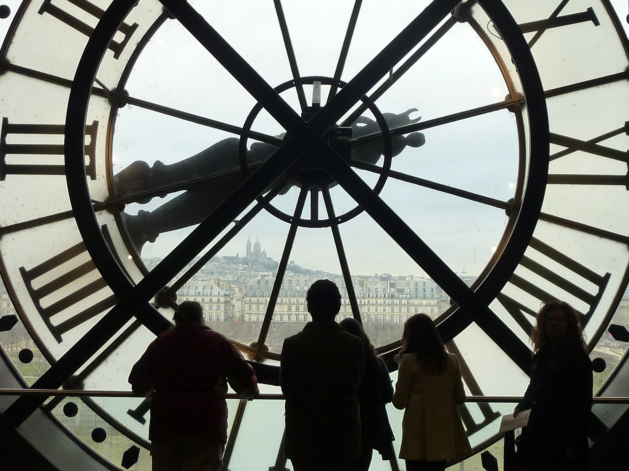 Musée Dorsay, Paris, Laikrodis, Šešėlių Žaidimas, Juoda Ir Balta, Stoties Laikrodis, Dailės Muziejus, Atgal, Nemokamos Nuotraukos,  Nemokama Licenzija