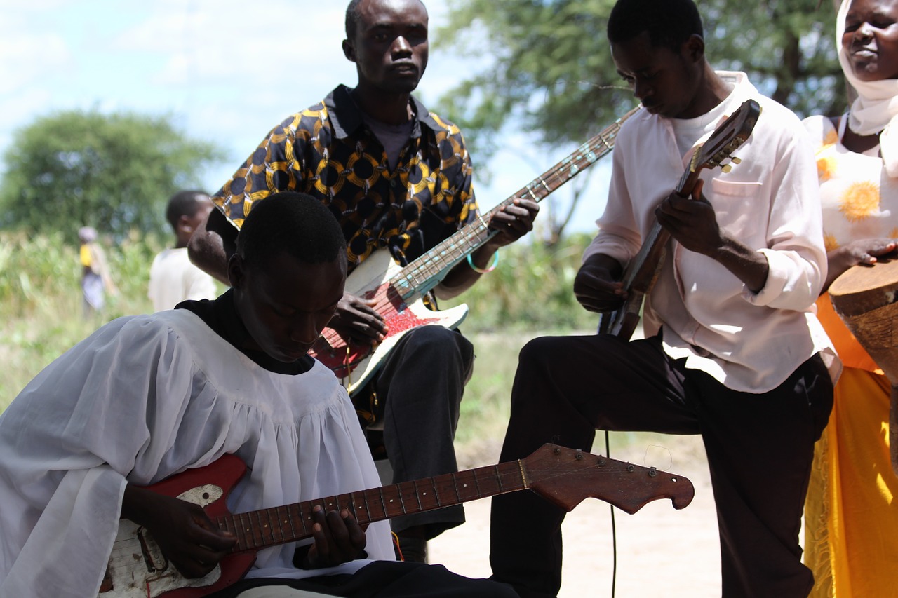 Muzika, Afrika, Gitara, Muzikinis Instrumentas, Instrumentas, Nemokamos Nuotraukos,  Nemokama Licenzija