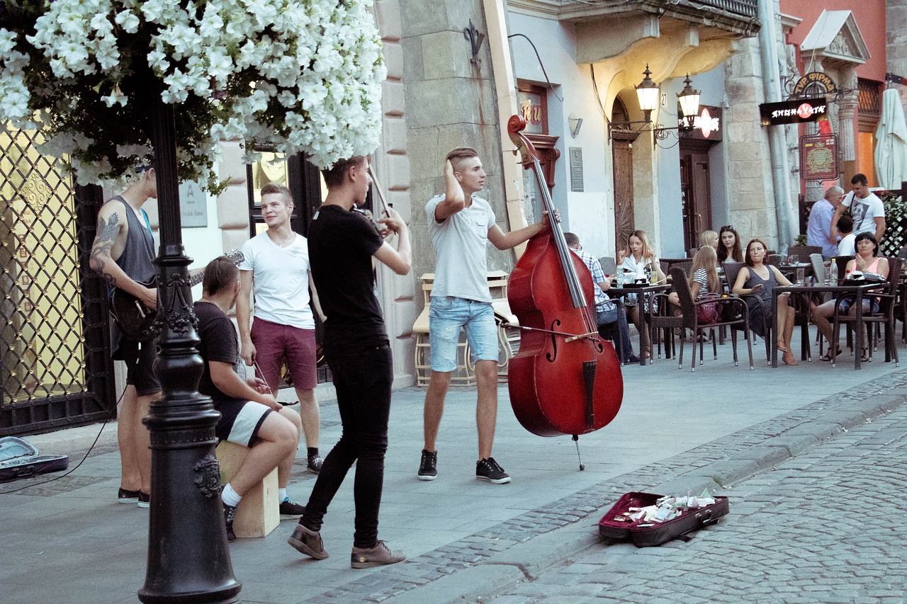 Muzika, Gatvė, Miesto, Miestas, Jaunas, Asmuo, Lauke, Gyvenimo Būdas, Moteris, Mergaitė