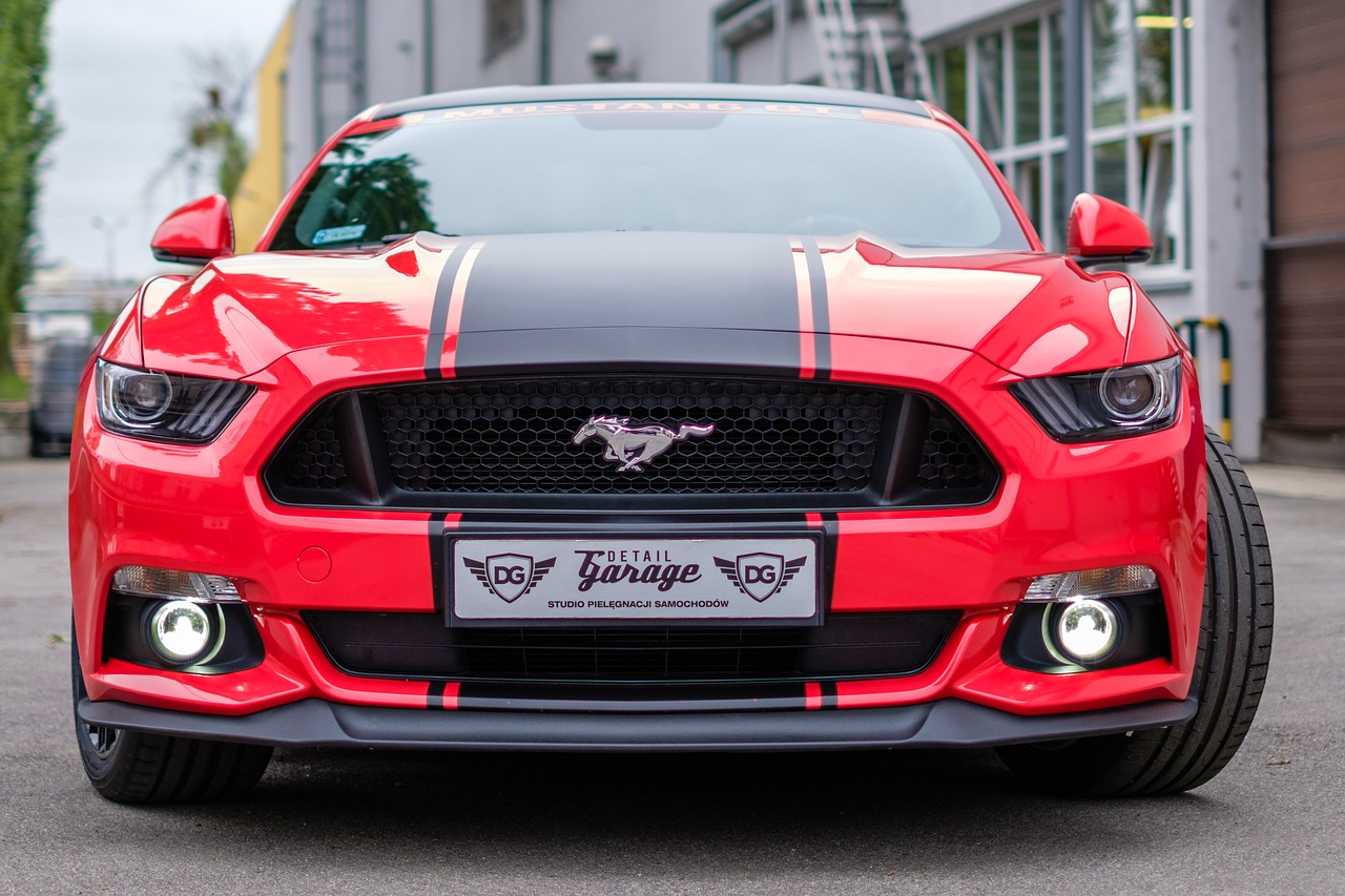 Mustangas, Gt, Raudona, Usa, Automobilis, Automatinis, Transportas, Dizainas, Gabenimas, Prabanga