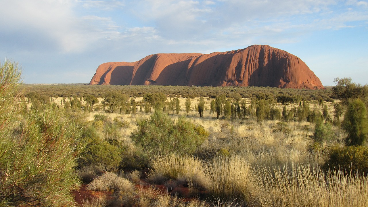Mutitjulu, Uluru, Ayers Rock, Centrinė Australija, Outback, Australia, Rokas, Raudona, Australian Outback, Dykuma