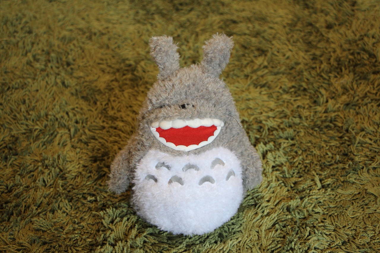 Mano Kaimynas Totoro, Totoro, Hayao Miyazaki, Lėlės, Žaislas, Vaikai, Cuteness, Animacinis Filmas, Juokas, Šypsena