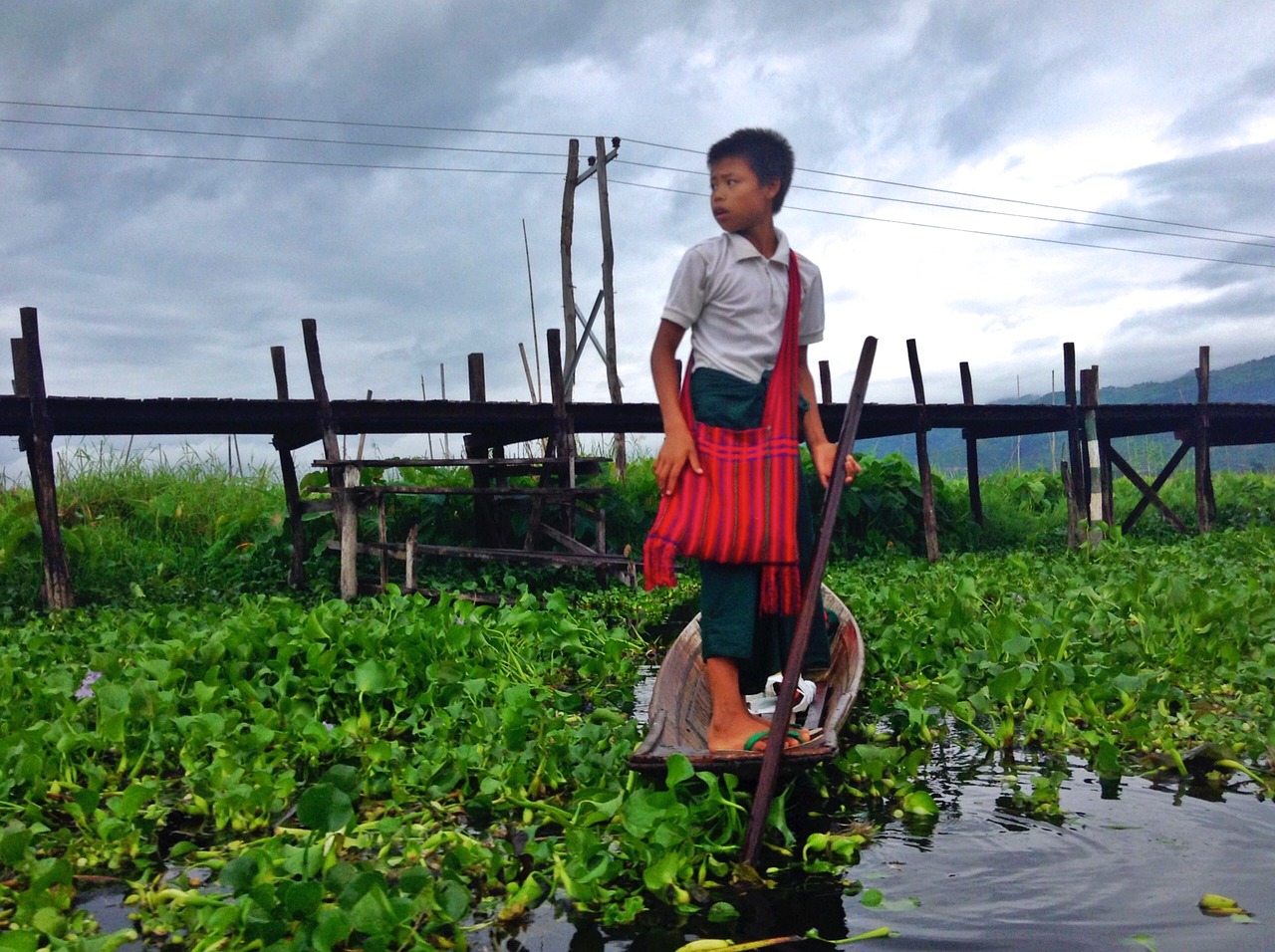 Mianmaras, Vaikas, Boot, Mokykla, Burma, Nemokamos Nuotraukos,  Nemokama Licenzija