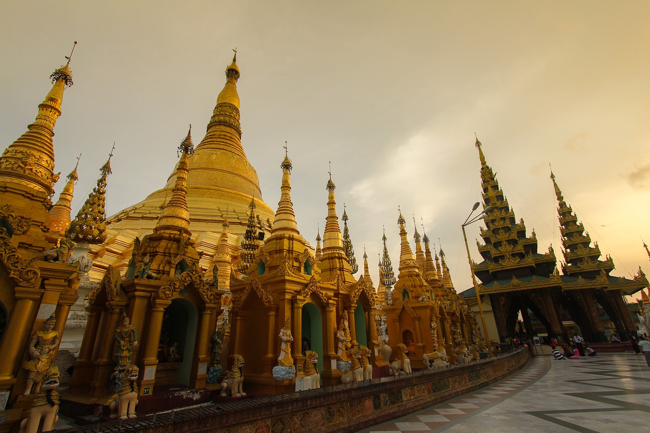 Mianmaras, Jangonas, Shwedagon Pagoda, Shwedagon, Jangonas-Mianmaras, Nemokamos Nuotraukos,  Nemokama Licenzija