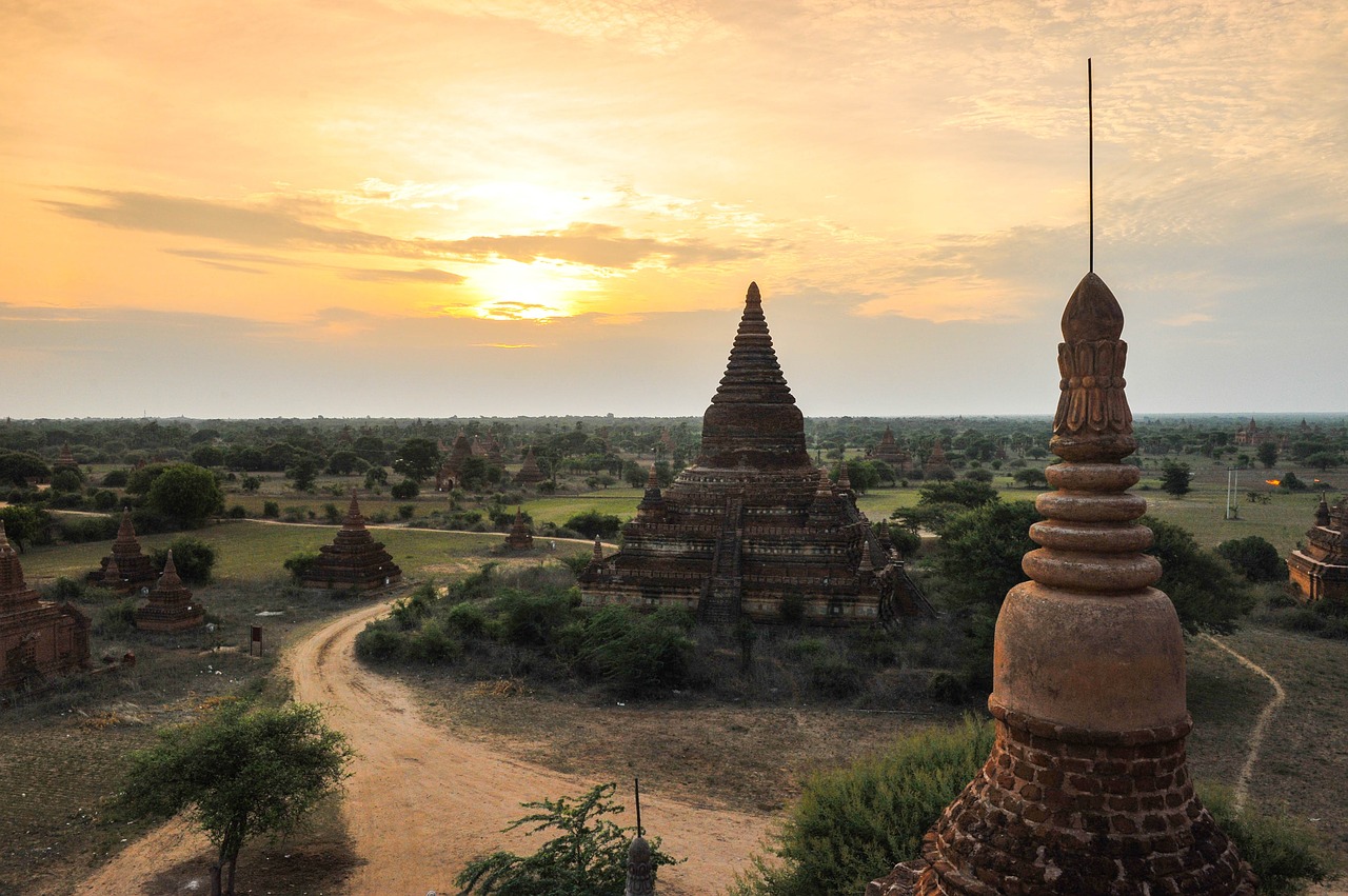 Mianmaras, Bagan, Burma, Asija, Kelionė, Kraštovaizdis, Buda, Nemokamos Nuotraukos,  Nemokama Licenzija