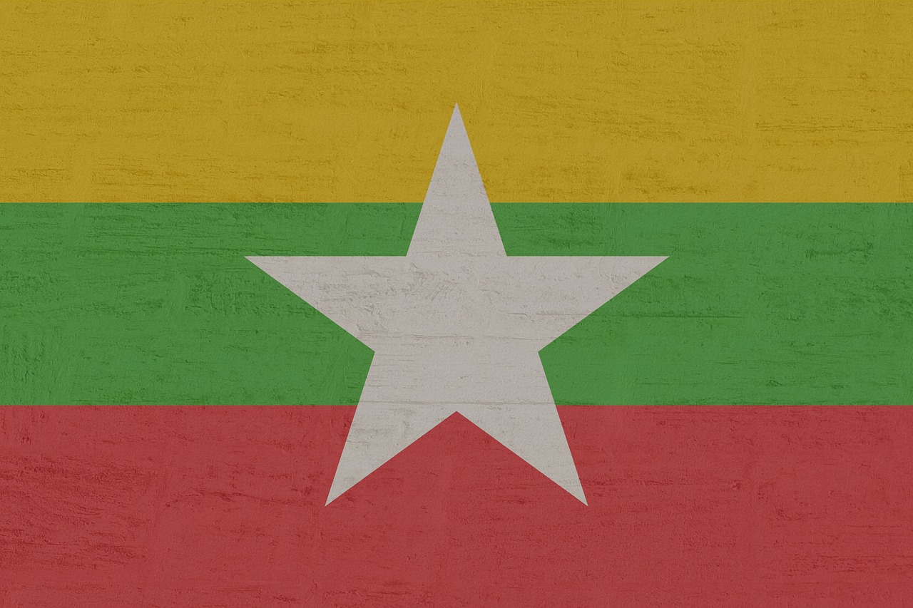 Mianmaras, Vėliava, Nemokamos Nuotraukos,  Nemokama Licenzija