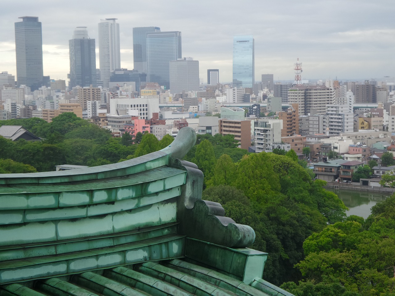 Nagoja, Pilis, Japonija, Panorama, Miestas, Nemokamos Nuotraukos,  Nemokama Licenzija