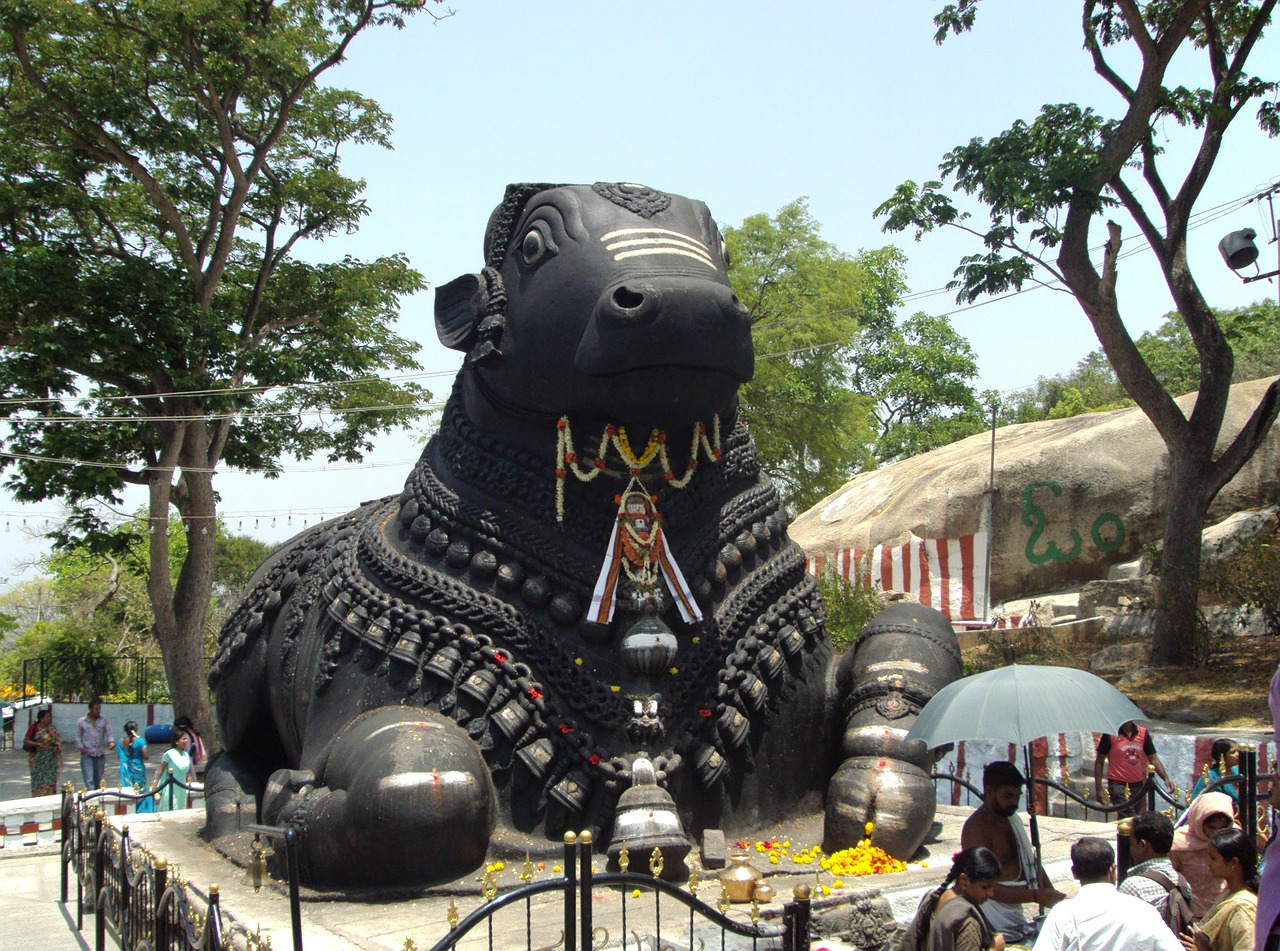 Nandi, Bulius, Mysore, Karnataka, Skulptūra, Paminklas, Statula, Kūrybingas, Meno Kūriniai, Dizainas