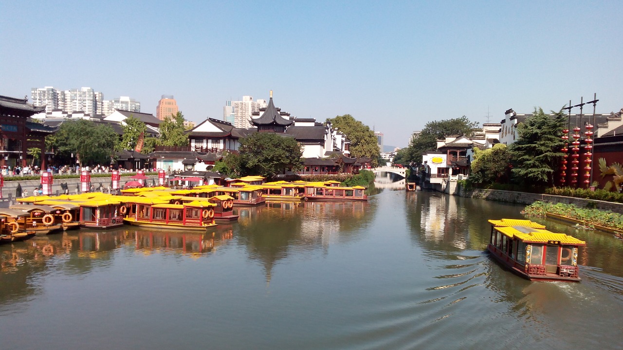 Nanjing, Konfucio Šventykla, Qinhuai Upė, Nemokamos Nuotraukos,  Nemokama Licenzija