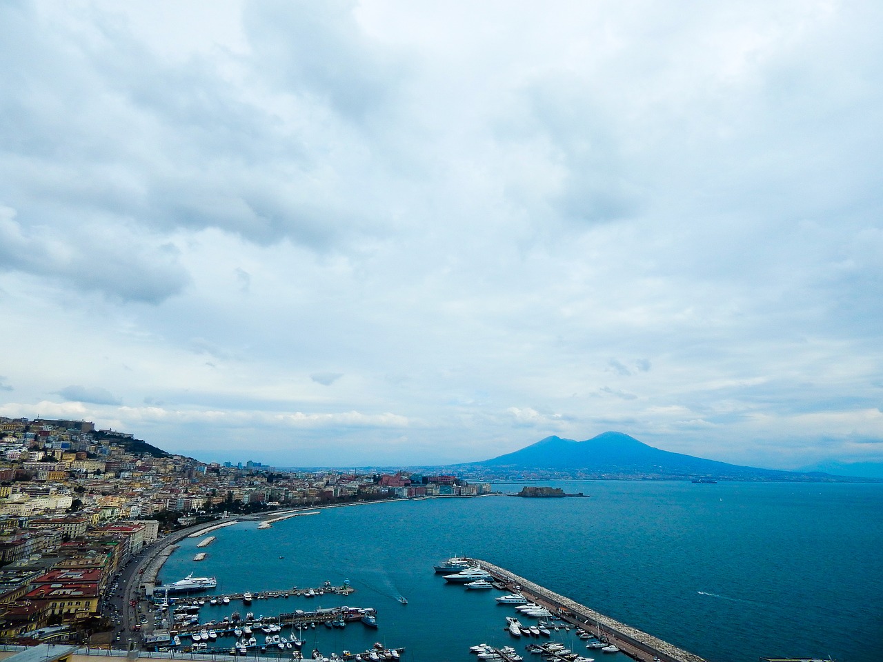 Naples, Vesuvius, Jūra, Nemokamos Nuotraukos,  Nemokama Licenzija