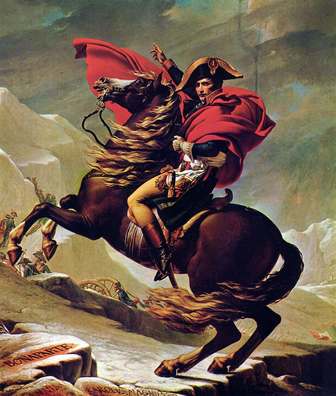 Napoleono Bonaparte, France, Imperatorius, Reiter, Arklys, Tapyba Aliejiniais Dažais, Ataka, 1800, Drobė, Meno Kūriniai