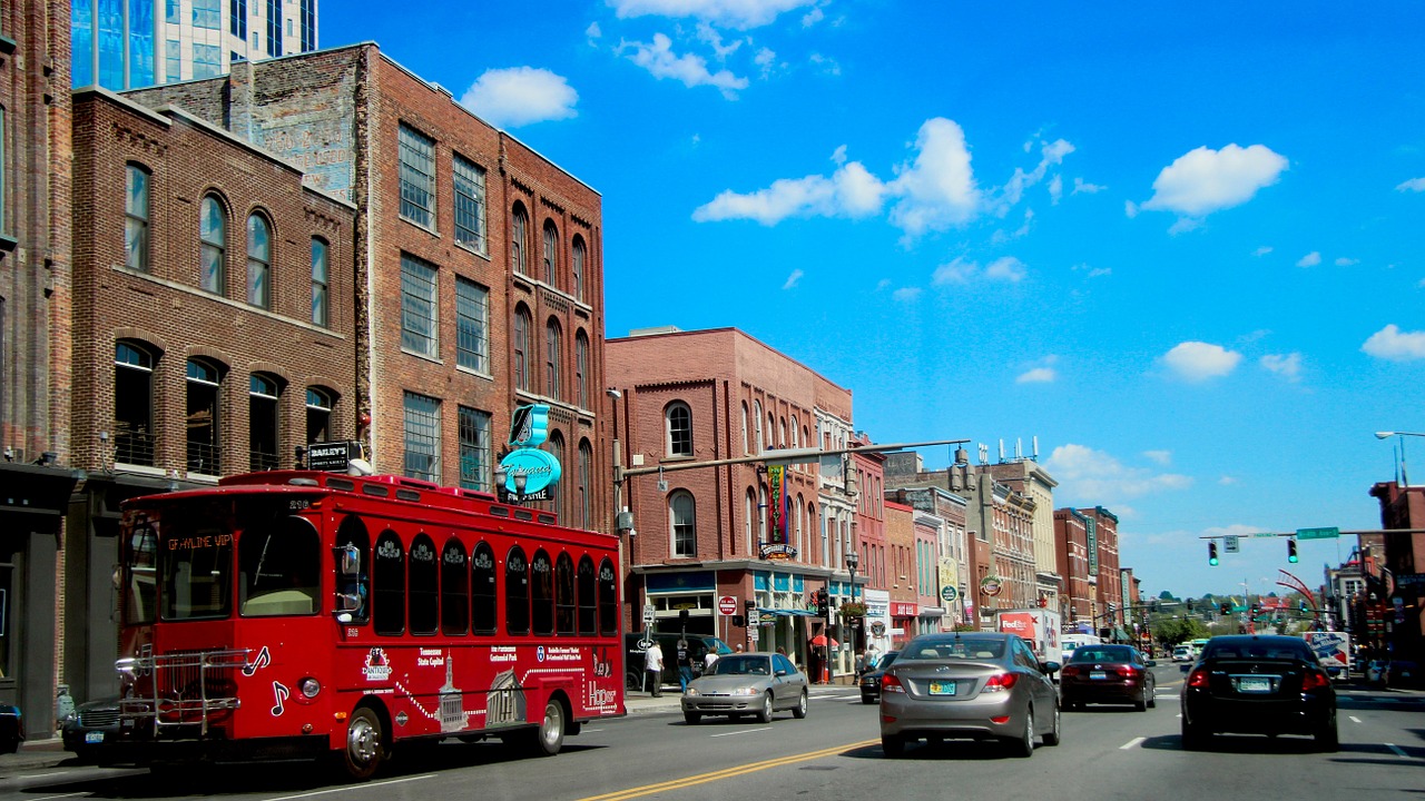 Našvilis, Tennessee, Usa, Miestas, Amerikietis, Panorama, Centro, Kelionė, Architektūra, Miesto